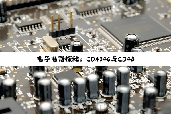 电子电路探秘：CD4046与CD4543的技术解析与应用